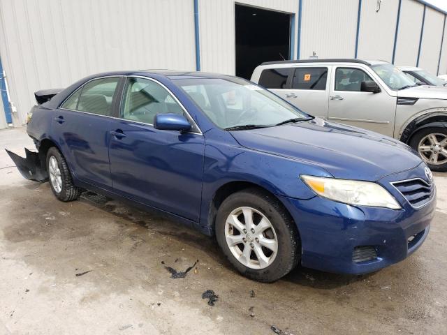 4T1BF3EK2BU702573 - 2011 TOYOTA CAMRY BASE BLUE photo 4