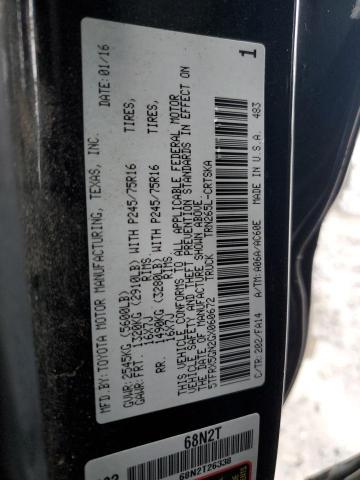 5TFRX5GN2GX060672 - 2016 TOYOTA TACOMA ACCESS CAB 黑色 照片 13