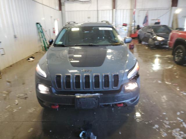 1C4PJMBS9EW172520 - 2014 JEEP CHEROKEE TRAILHAWK TEAL photo 5
