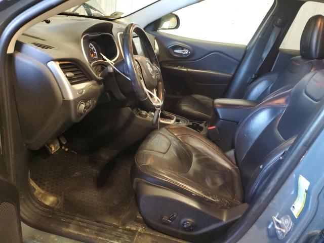 1C4PJMBS9EW172520 - 2014 JEEP CHEROKEE TRAILHAWK TEAL photo 7