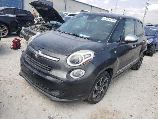 ZFBCFACH2EZ014121 - 2014 FIAT 500L LOUNGE GRAY photo 1