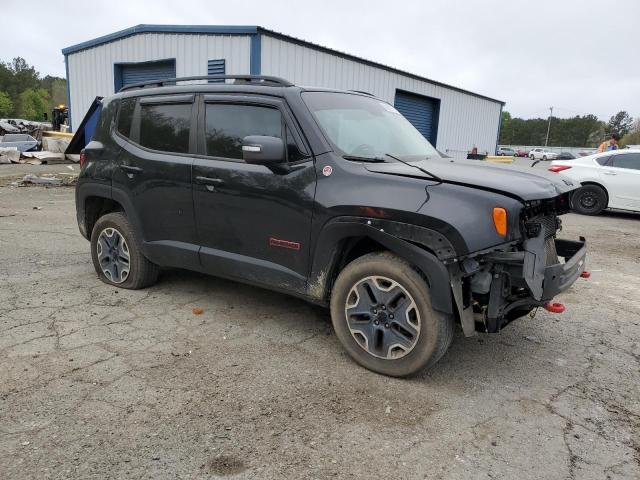 ZACCJBCB1HPF98673 - 2017 JEEP RENEGADE TRAILHAWK BLACK photo 4