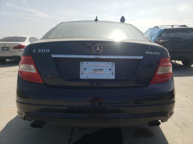 WDDGF8BB3BR158170 - 2011 MERCEDES-BENZ C 300 4MATIC BLACK photo 6