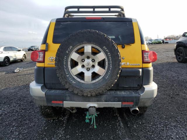 JTEBU11F570040456 - 2007 TOYOTA FJ CRUISER YELLOW photo 6