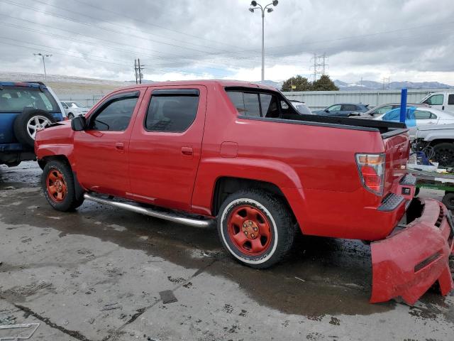 2HJYK16268H508908 - 2008 HONDA RIDGELINE RT RED photo 2