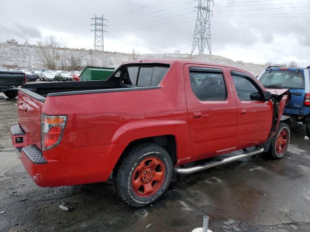 2HJYK16268H508908 - 2008 HONDA RIDGELINE RT RED photo 3