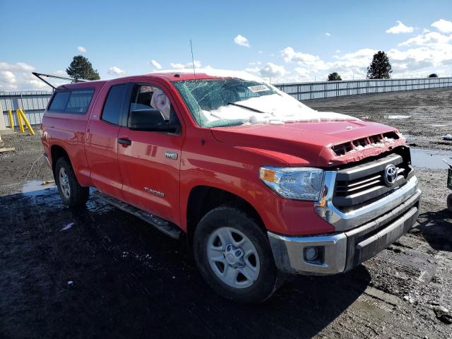 5TFUY5F12FX444603 - 2015 TOYOTA TUNDRA DOUBLE CAB SR/SR5 RED photo 4