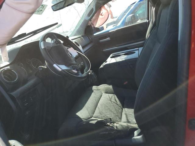 5TFUY5F12FX444603 - 2015 TOYOTA TUNDRA DOUBLE CAB SR/SR5 RED photo 7