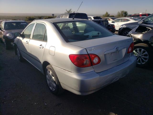 1NXBR32E05Z537701 - 2005 TOYOTA COROLLA CE SILVER photo 3