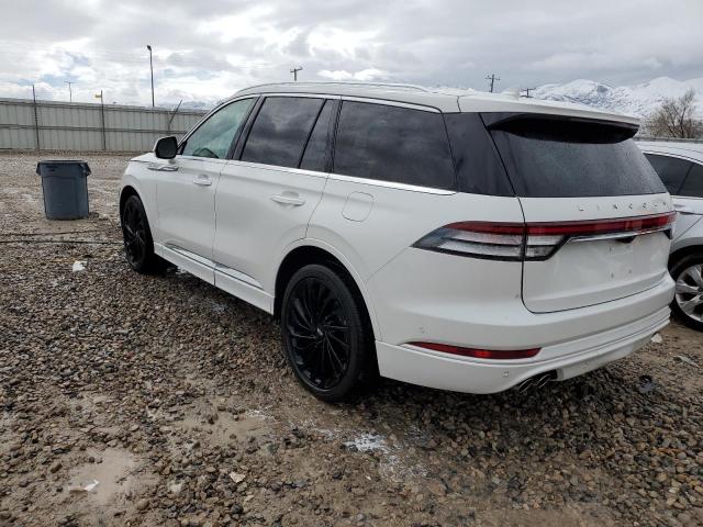 5LM5J7XC1MGL15875 - 2021 LINCOLN AVIATOR RESERVE WHITE photo 2