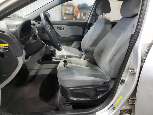 KMHDU4AD9AU205840 - 2010 HYUNDAI ELANTRA BLUE SILVER photo 7