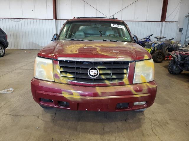 3GYEK62N64G254688 - 2004 CADILLAC ESCALADE EXT RED photo 5