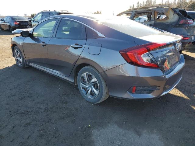 2HGFC2F59KH022370 - 2019 HONDA CIVIC LX GRAY photo 2