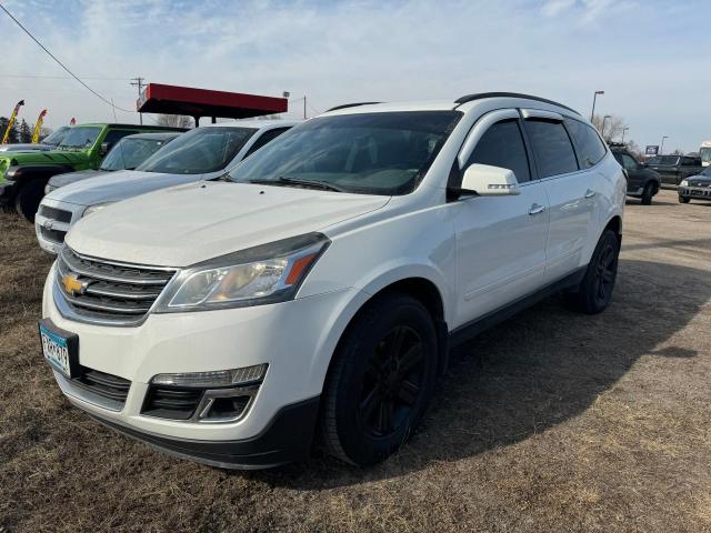 1GNKVGKDXEJ168384 - 2014 CHEVROLET TRAVERSE LT WHITE photo 2