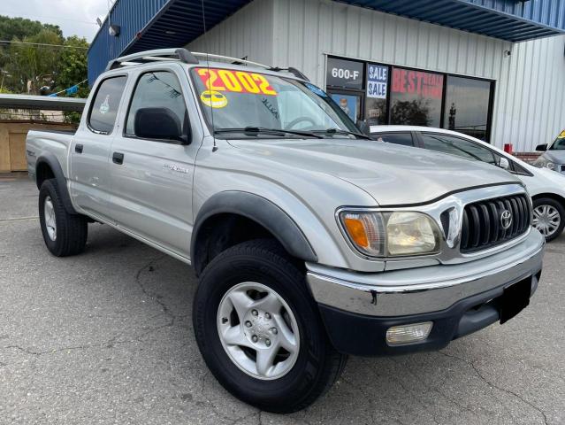 5TEGN92N22Z015387 - 2002 TOYOTA TACOMA DOUBLE CAB PRERUNNER TAN photo 1