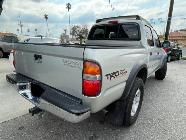 5TEGN92N22Z015387 - 2002 TOYOTA TACOMA DOUBLE CAB PRERUNNER TAN photo 4