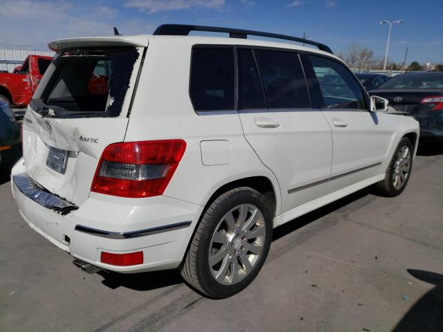 WDCGG8HB8BF599724 - 2011 MERCEDES-BENZ GLK 350 4MATIC WHITE photo 3