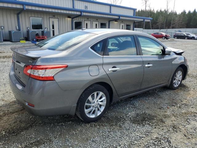 3N1AB7AP3FY359945 - 2015 NISSAN SENTRA S GRAY photo 3