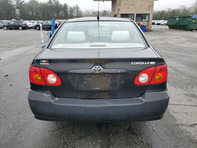 JTDBR32E030014400 - 2003 TOYOTA COROLLA CE BLACK photo 6