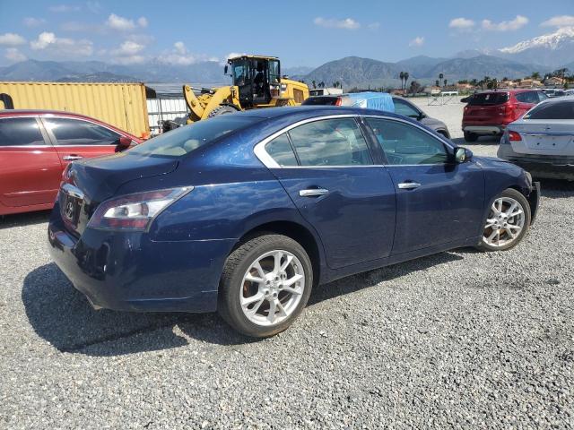 1N4AA5AP5EC481885 - 2014 NISSAN MAXIMA S BLUE photo 3