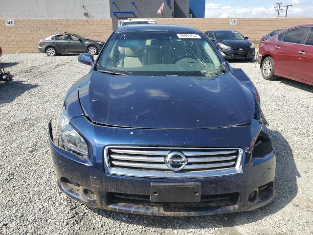 1N4AA5AP5EC481885 - 2014 NISSAN MAXIMA S BLUE photo 5