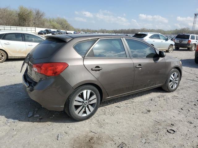 KNAFU5A26D5728536 - 2013 KIA FORTE EX TAN photo 3