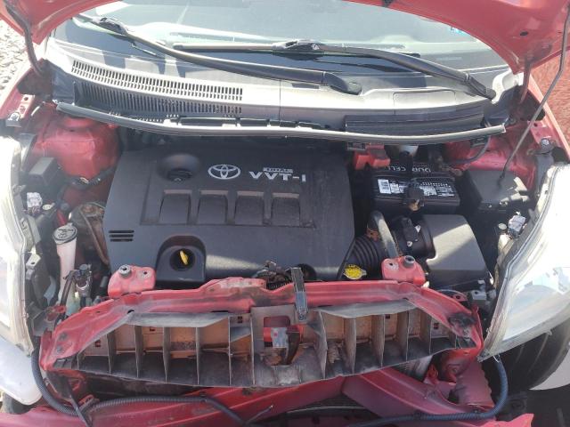 JTKKU10488J008657 - 2008 TOYOTA SCION XD RED photo 11