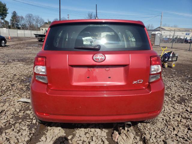 JTKKU10488J008657 - 2008 TOYOTA SCION XD RED photo 6