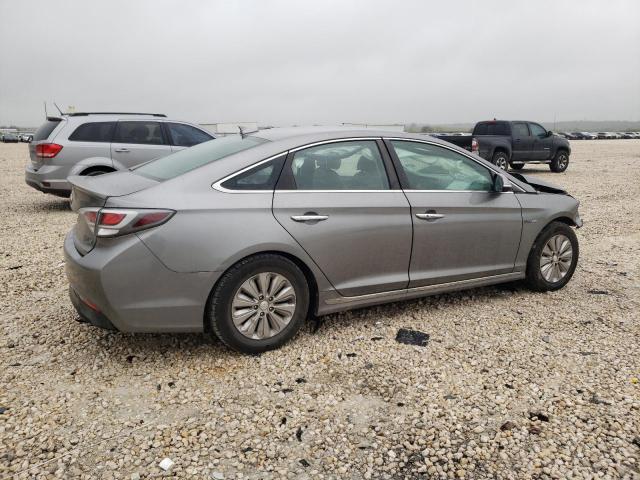 KMHE24L12HA057264 - 2017 HYUNDAI SONATA HYBRID SILVER photo 3