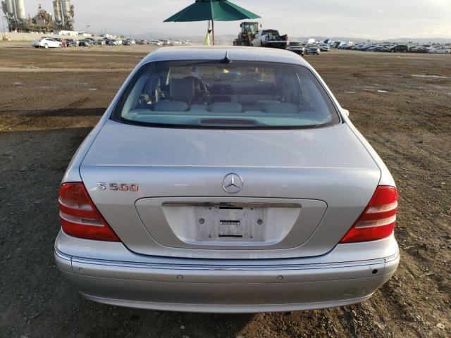 WDBNG75J52A292963 - 2002 MERCEDES-BENZ S 500 SILVER photo 6