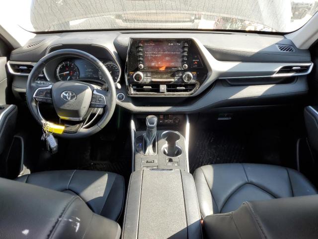 5TDGZRBH1MS160631 - 2021 TOYOTA HIGHLANDER XLE შავი ფოტო 8