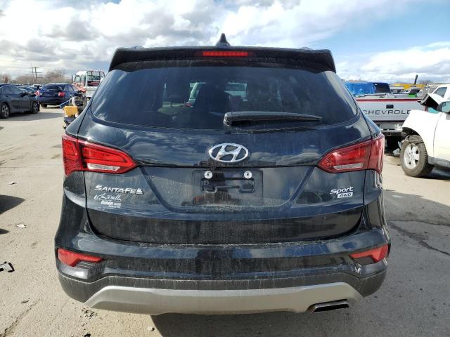 5NMZUDLB9HH029346 - 2017 HYUNDAI SANTA FE S BLACK photo 6