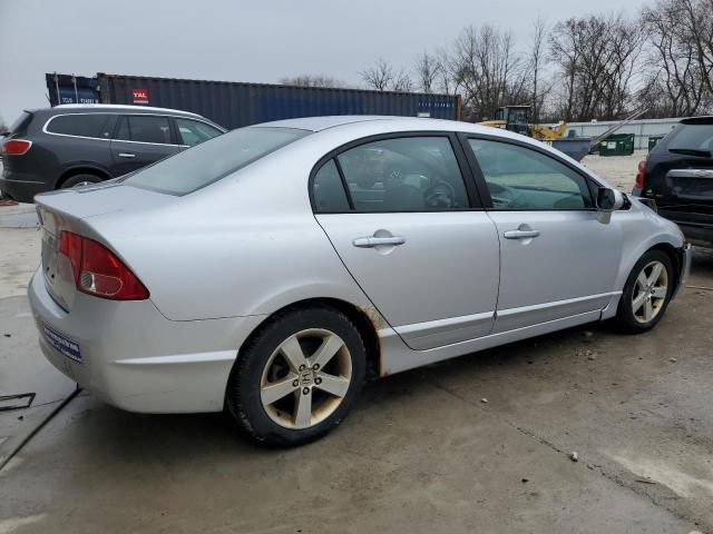 1HGFA16806L138138 - 2006 HONDA CIVIC EX SILVER photo 3