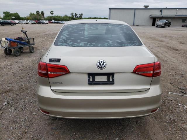 3VW2K7AJ5FM251392 - 2015 VOLKSWAGEN JETTA BASE TAN photo 6