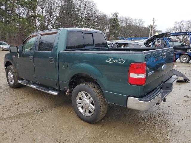 1FTPW14528KD71315 - 2008 FORD F150 SUPERCREW GREEN photo 2