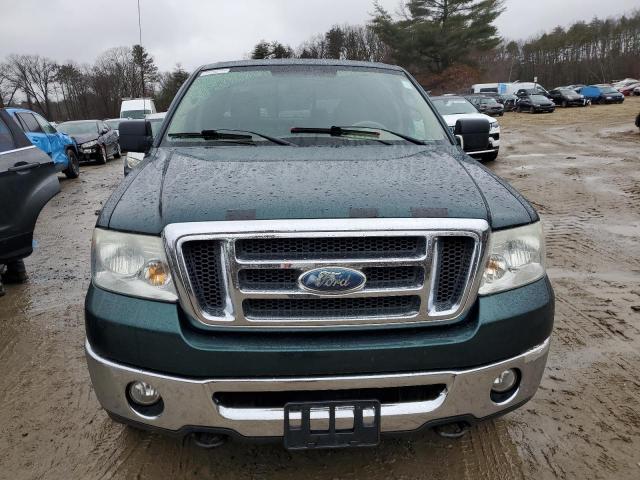 1FTPW14528KD71315 - 2008 FORD F150 SUPERCREW GREEN photo 5