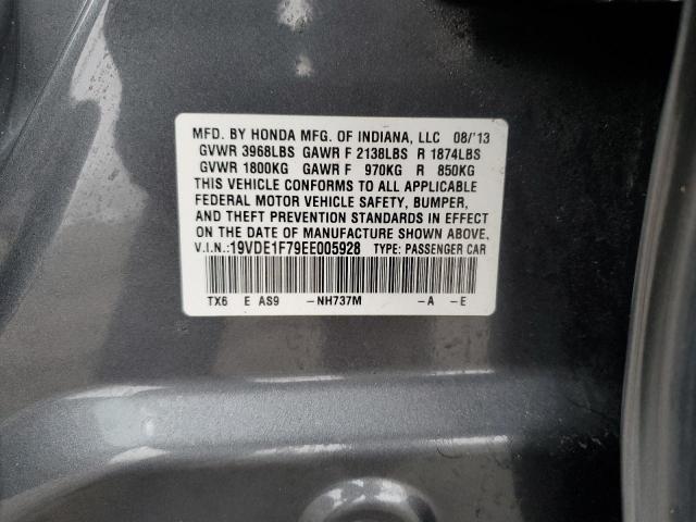 19VDE1F79EE005928 - 2014 ACURA ILX 20 TECH GRAY photo 12