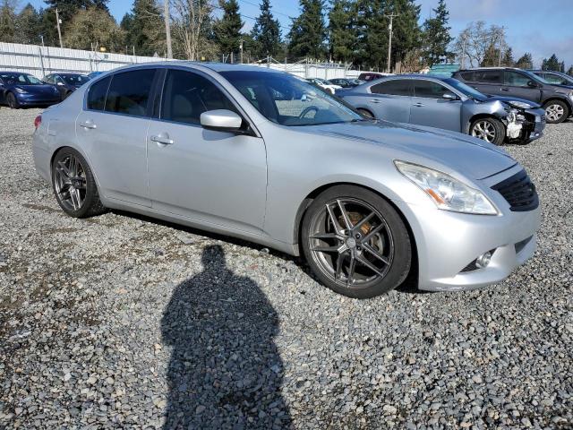 JN1CV6AR6DM357022 - 2013 INFINITI G37 SILVER photo 4