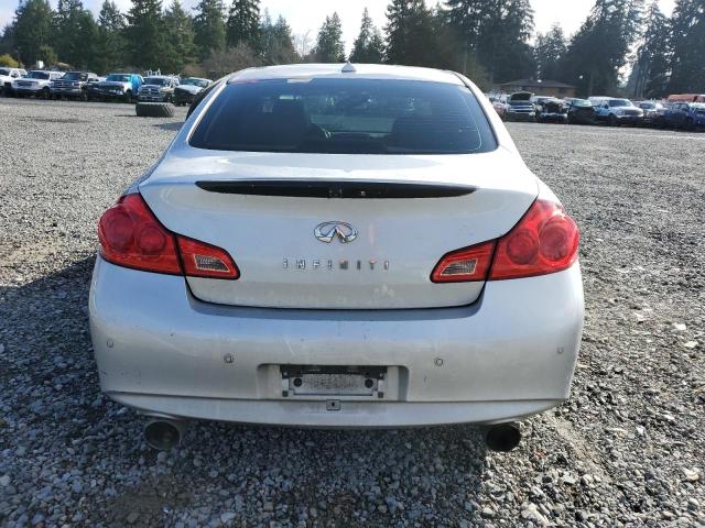 JN1CV6AR6DM357022 - 2013 INFINITI G37 SILVER photo 6