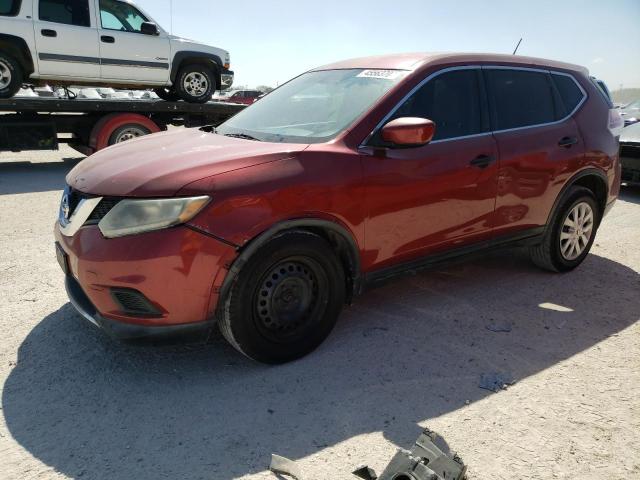 KNMAT2MT8GP664978 - 2016 NISSAN ROGUE S RED photo 1