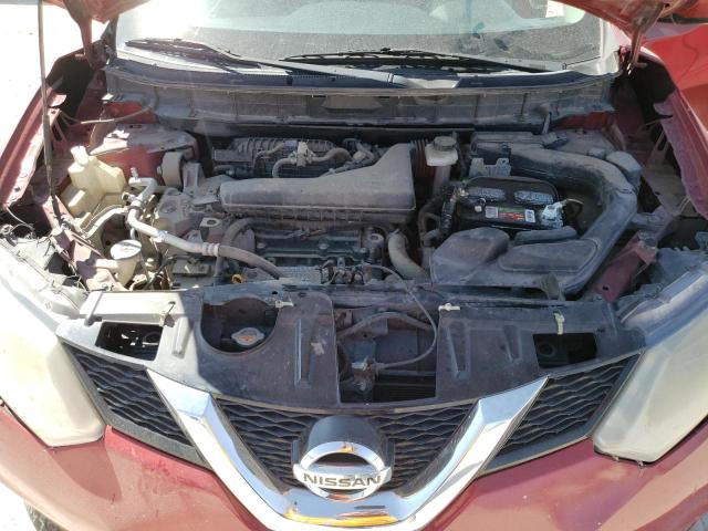 KNMAT2MT8GP664978 - 2016 NISSAN ROGUE S RED photo 12