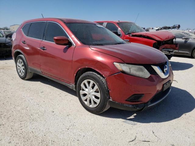 KNMAT2MT8GP664978 - 2016 NISSAN ROGUE S RED photo 4