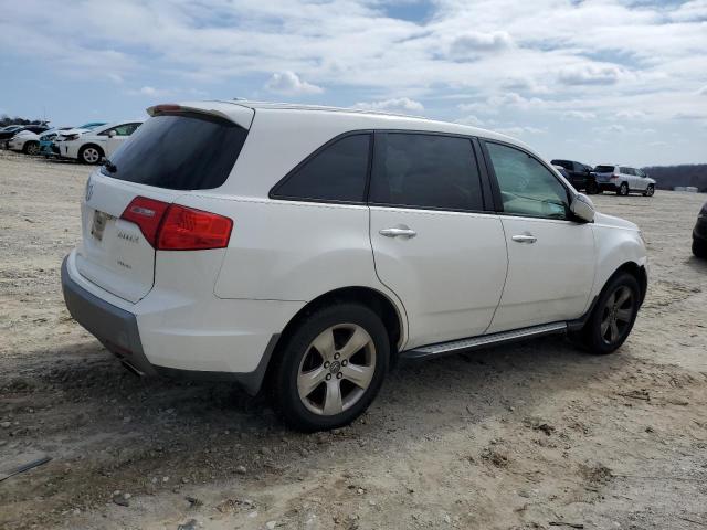 2HNYD28857H522653 - 2007 ACURA MDX SPORT WHITE photo 3