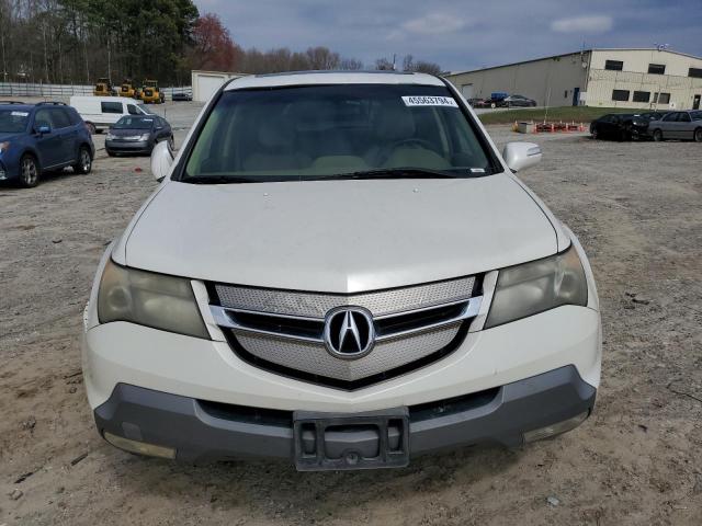 2HNYD28857H522653 - 2007 ACURA MDX SPORT WHITE photo 5