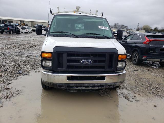 1FTNE2EL3ADA72469 - 2010 FORD F-250 E250 VAN WHITE photo 5