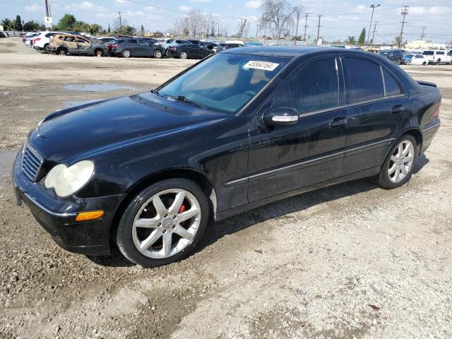 WDBRF40J13A477474 - 2003 MERCEDES-BENZ C 230K SPORT SEDAN BLACK photo 1