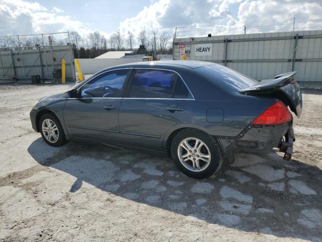 1HGCM56787A045163 - 2007 HONDA ACCORD EX GRAY photo 2