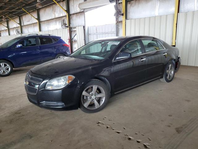 1G1ZC5E07CF381912 - 2012 CHEVROLET MALIBU 1LT BLACK photo 1