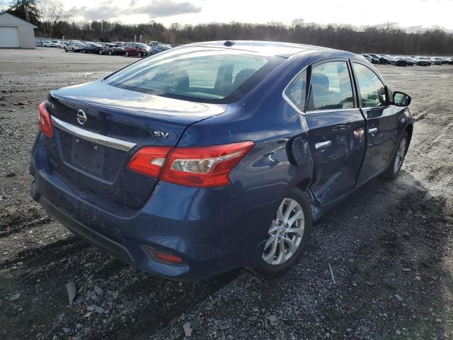 3N1AB7AP4KY319416 - 2019 NISSAN SENTRA S BLUE photo 3