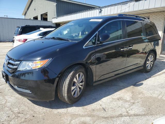 5FNRL5H61HB011008 - 2017 HONDA ODYSSEY EXL BLACK photo 1